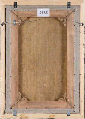 Лактионов Александр Иванович. Танкист спиной к окну (этюд к картине «Герой Советского Союза капитан Н.В. Юдин в гостях у танкистов»)